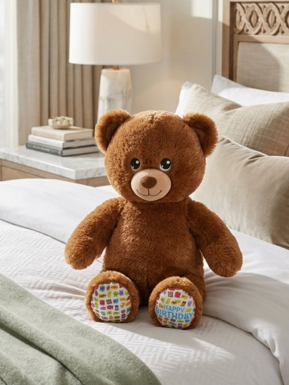 Build-A-Bear 2023 Happy Birthday Treat Teddy Bear - 15” Brown Plush